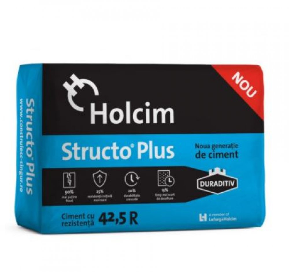 Ciment structo plus 40kg 40saci/pet