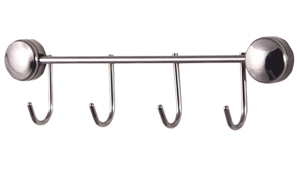 Cuier din metal pentru baie cu 4 agatatori (Nr.542)
